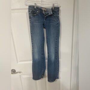 Vintage Paige Premium Denim Canyon Bootcut Jeans Made in USA Women’s Size 24P